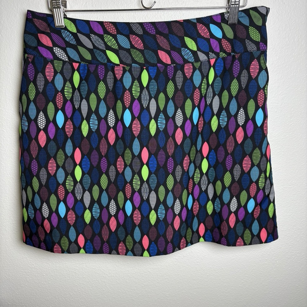 Cutter & Buck Womens 10 Multi Skort Athleisure Geometric DryTec Polyester
